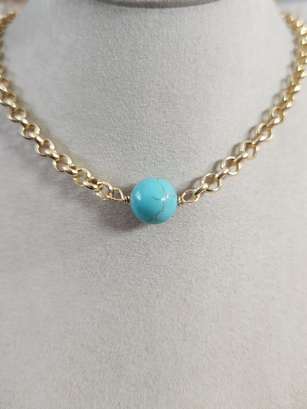Turquoise Stacking Necklace - Picture 5 of 5